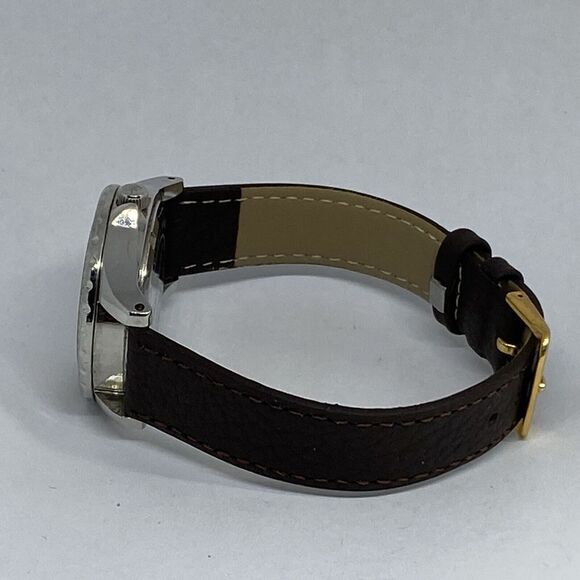 Michael Kors MK5401 Women's Brown Leather Analog White Dial Quartz Watch XX948 - Picture 9 of 12